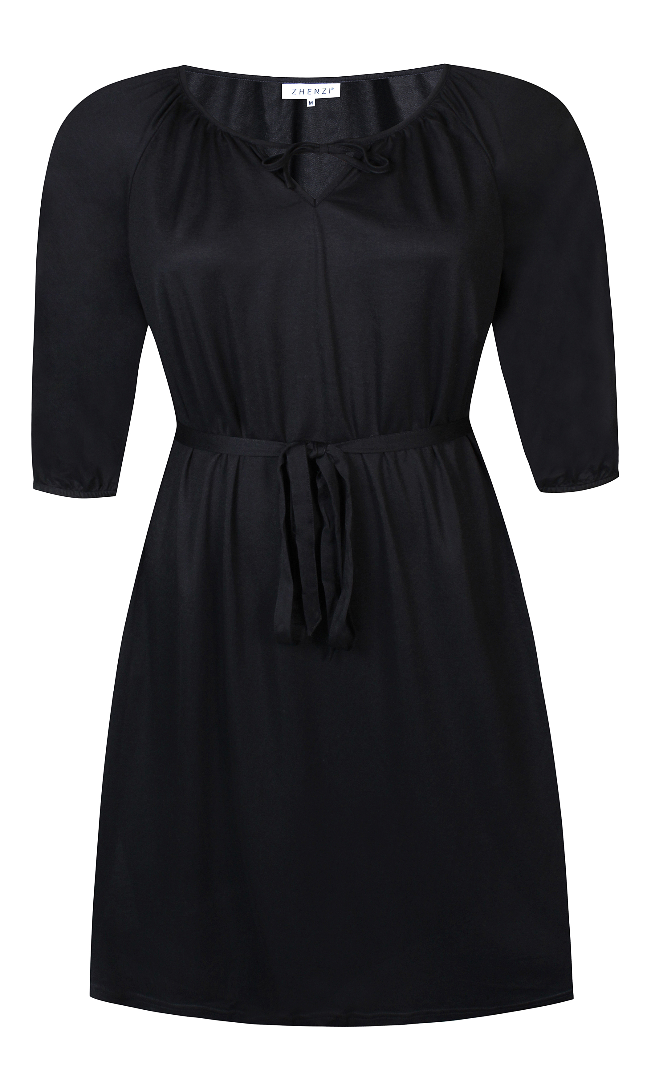 Zhenzi vj4 jurk zwart cameron - Black, M