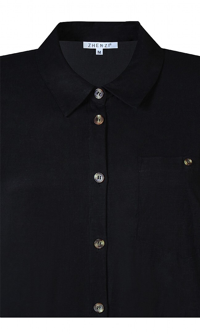 Zhenzi z4 Savanna Blouse zwart - Black, XL