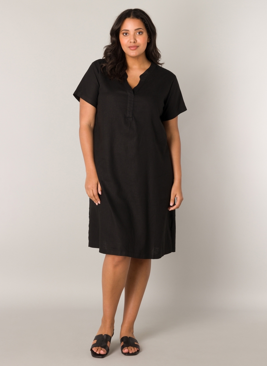 Base level curvy Yacinthe jurk black