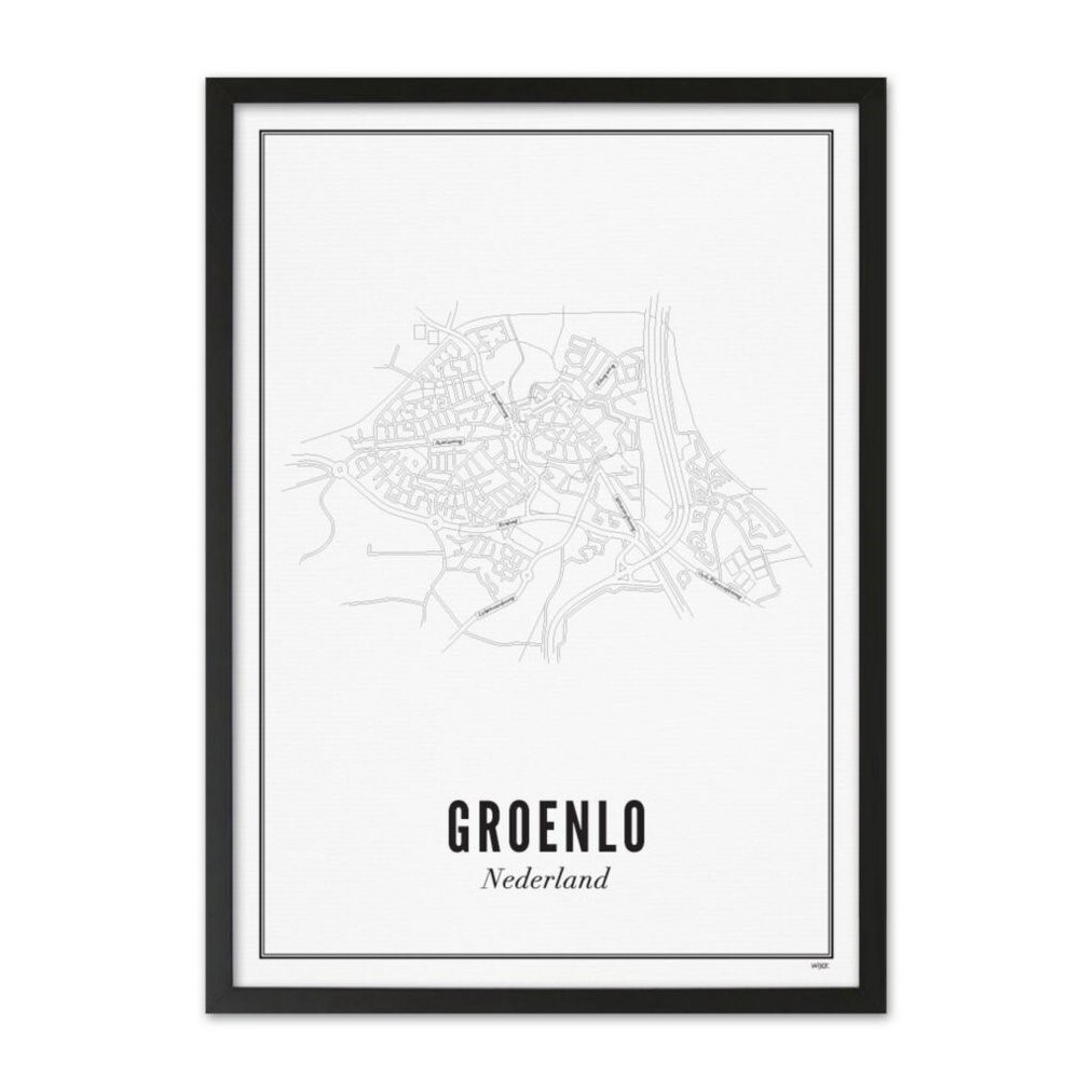 Wijck Poster Groenlo 30 x 40 cm