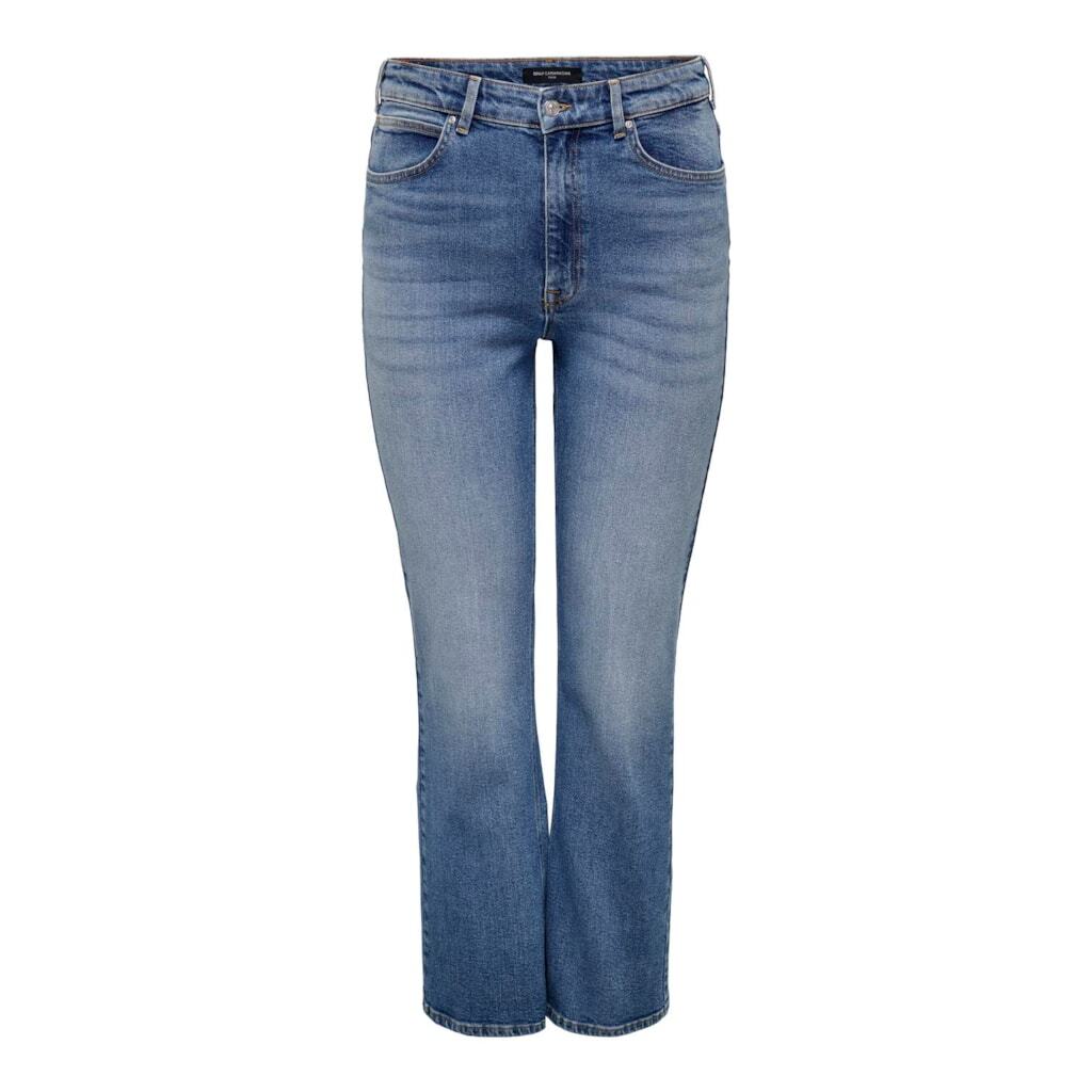 Only ck CAREVERLY MW MINI BOOTCUT DNM DOT BF - Medium Blue Denim, 46