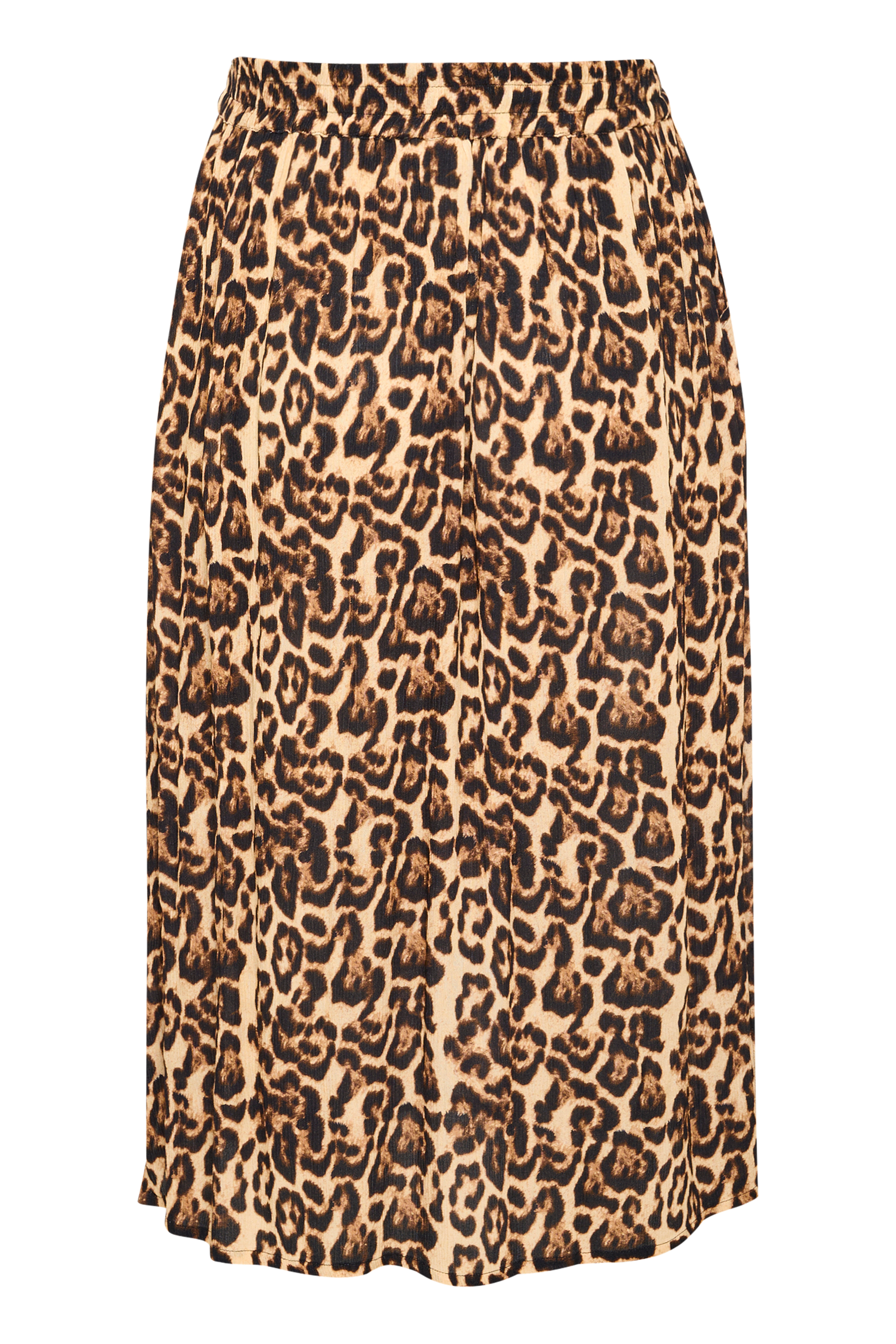 Kaffe curve KCedina Ami Skirt v5 - Naturel Leopard Print, 50
