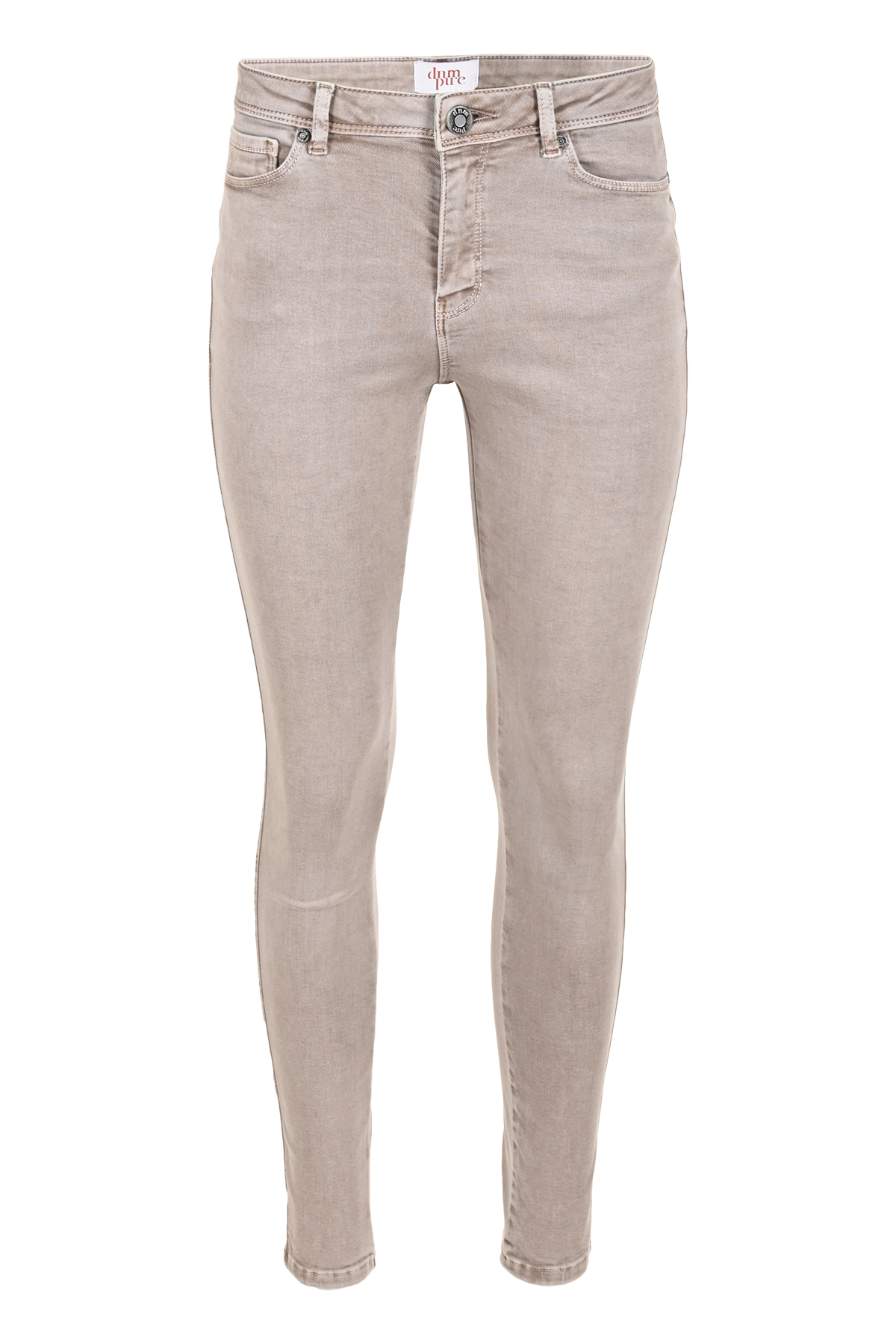 DNM pure jeans SAM flap L30 taupe f4