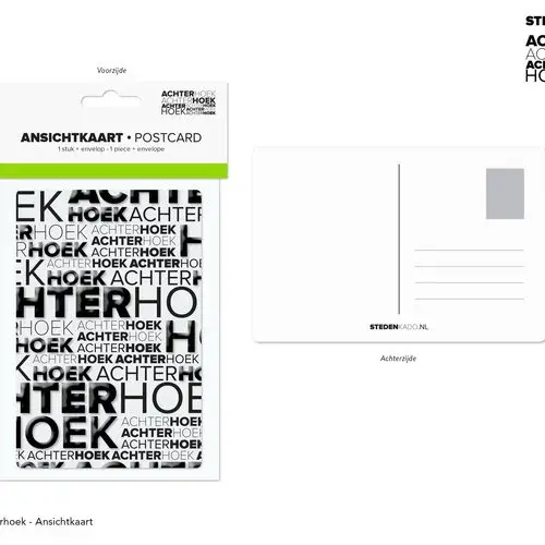 achterhoek ANSICHTKAART + ENVELOP