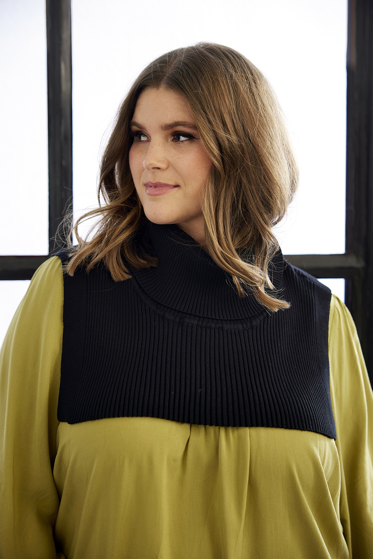 Zhenzi vestkraag Kogle black/Rubine pink 524 f4 - Rubine pink, One size