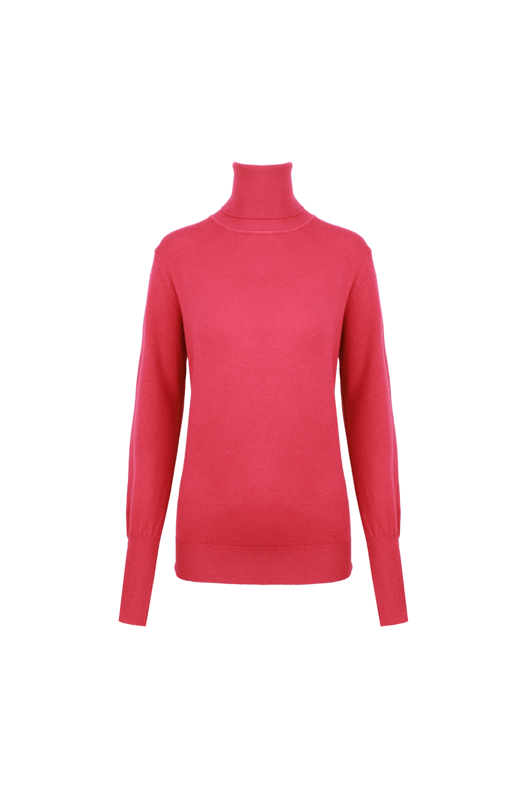 C&S Daye knit sweater cerise w4 - Cerise, M/L