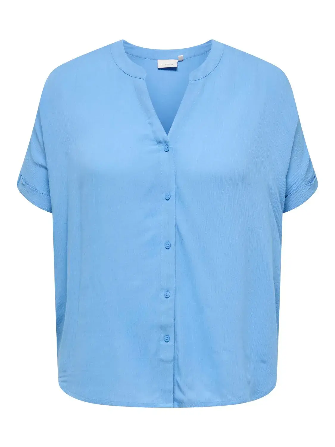 only ck CARROWA LIFE SS V-NECK SHIRT AOP v5 - Azure Blue, 46