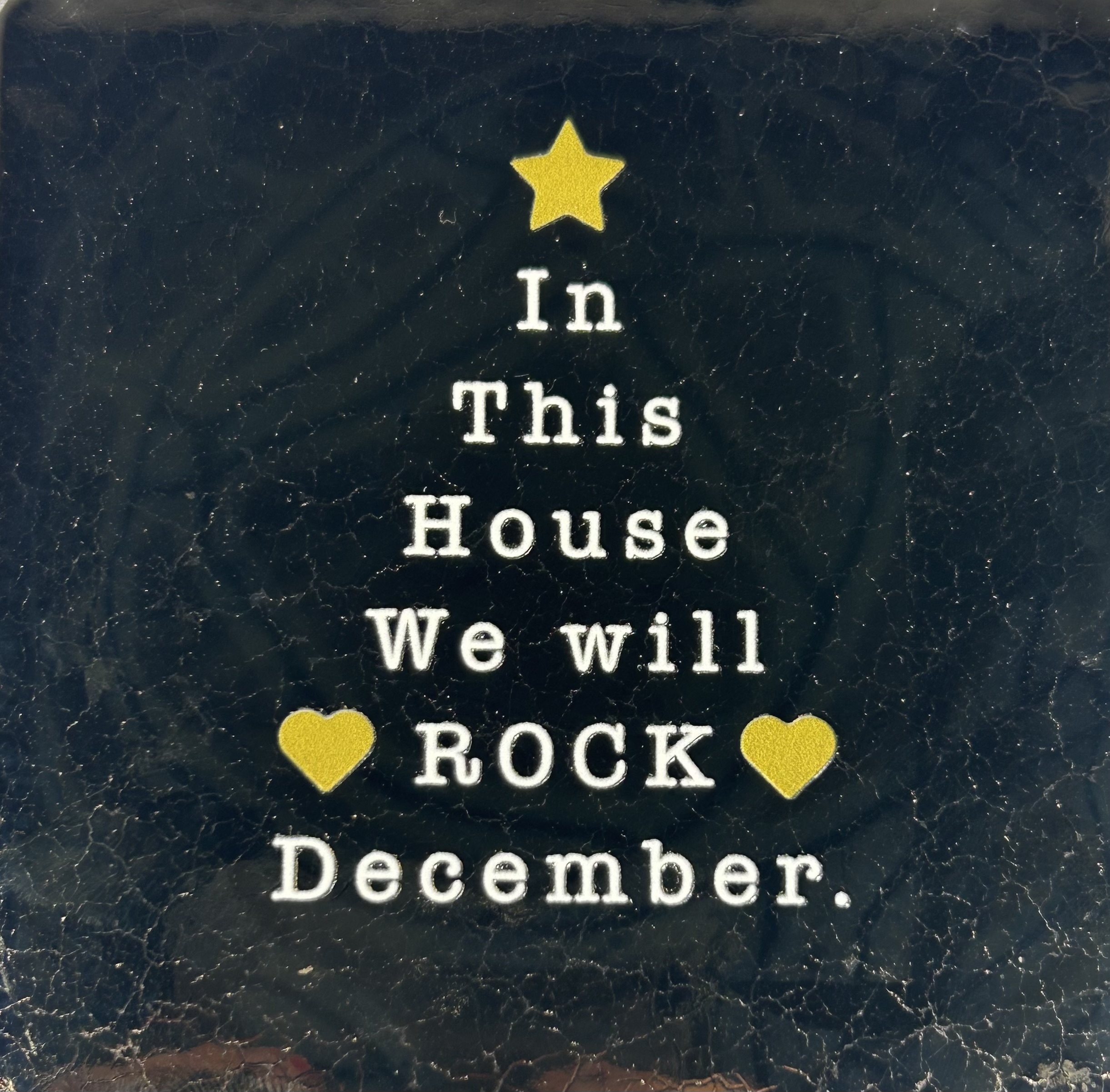 Tegeltje in this house goud