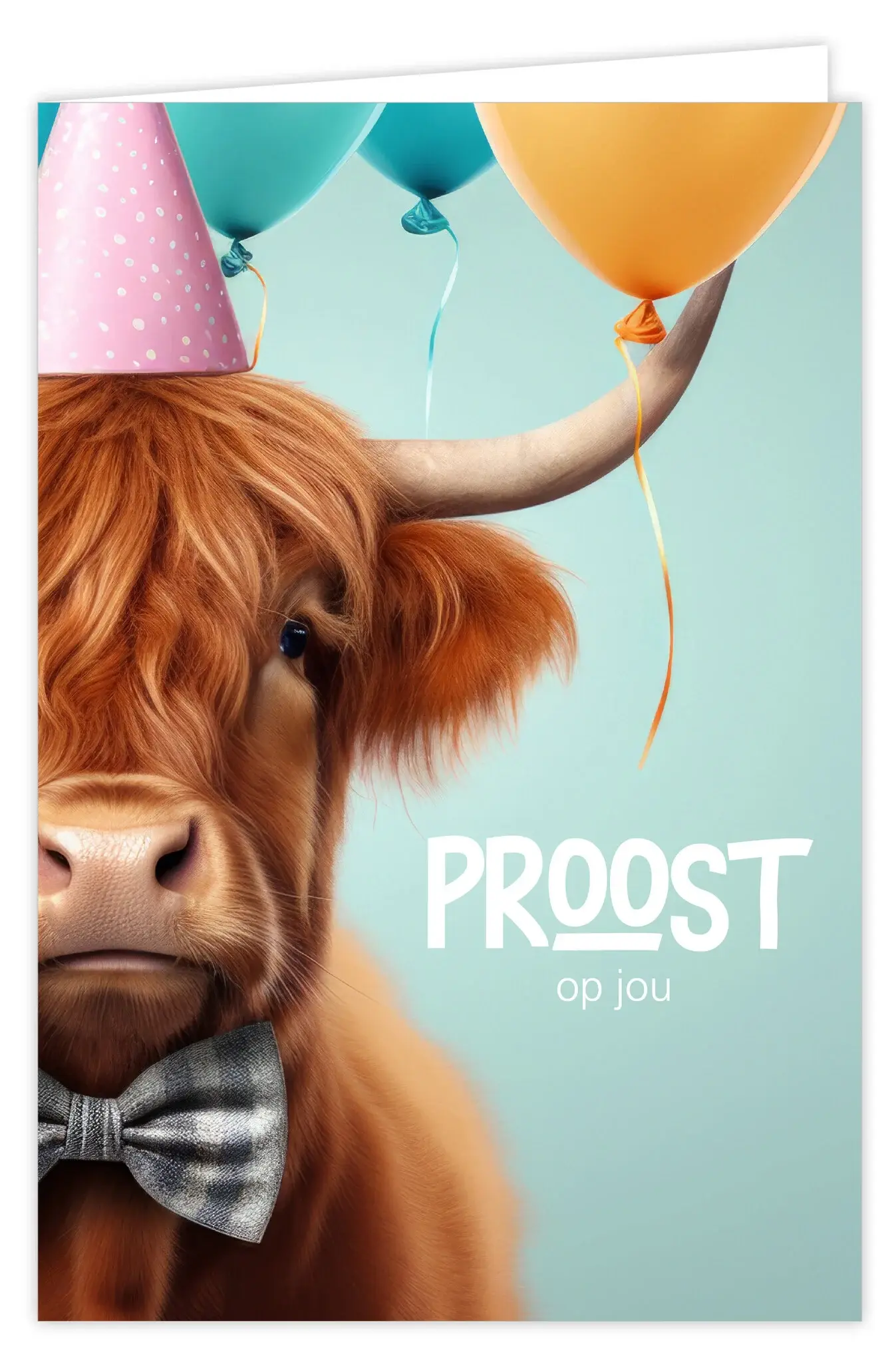 Wenskaart proost op jou