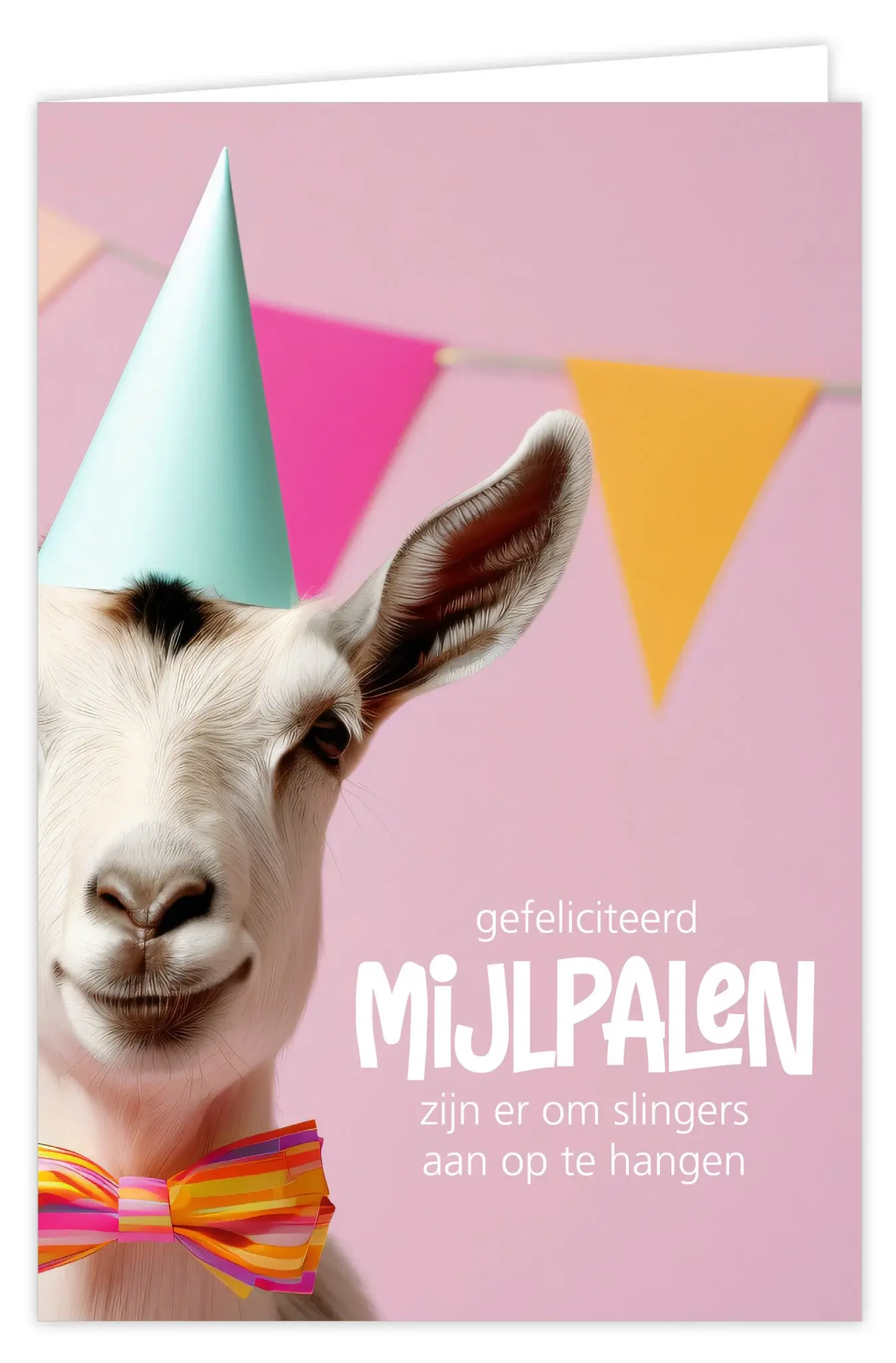 Wenskaart Gefeliciteerd mijlpalen