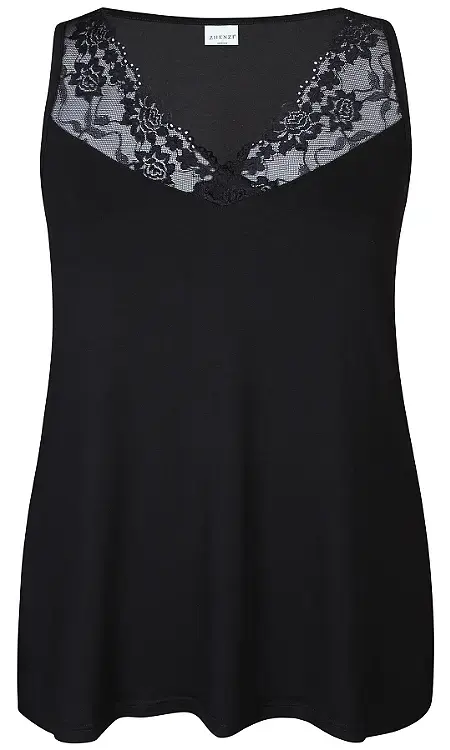 Zhenzi Kurs 106-Top w4 black - Black, L