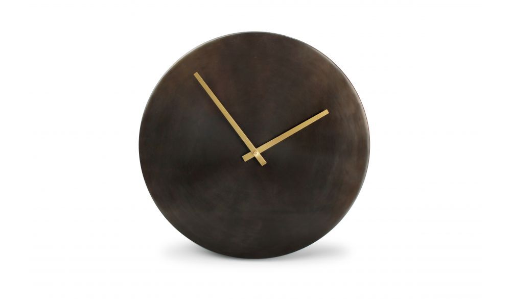 Wandklok 38cm vervaagd zwart Zone