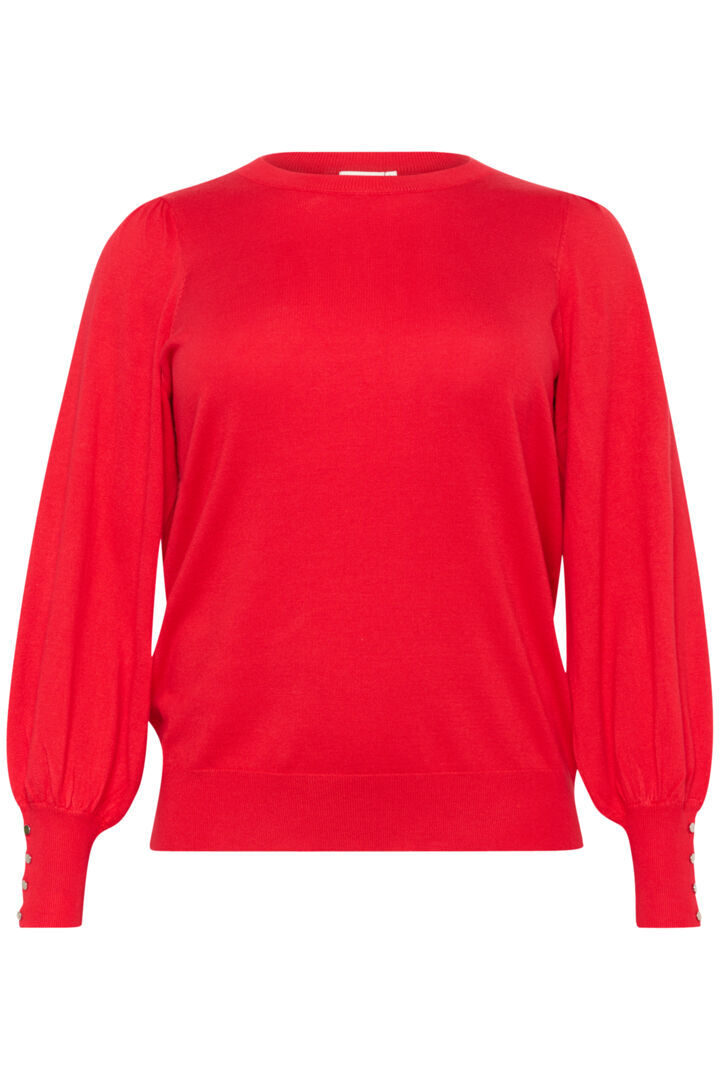 Kaffe curve KClizzy LS pullover red f5