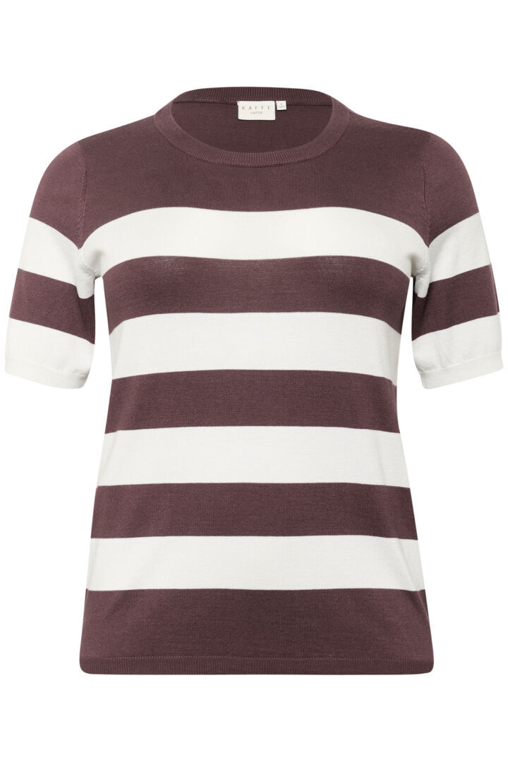 Kaffe curve KClizzy Striped Pullover fudge  f5