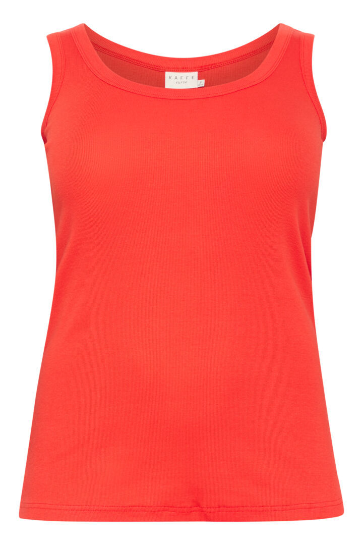 Kaffe curve KCcarina Tank Top z5 - Grenadine, S=42/44