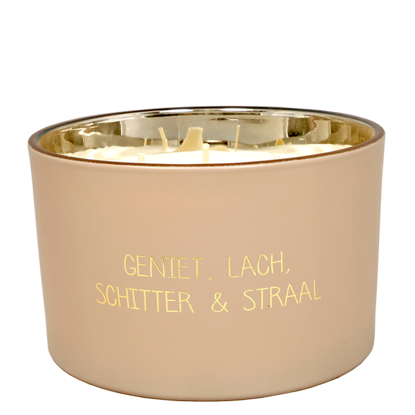 SOJAKAARS - GENIET, LACH, SCHITTER & STRAAL - GEUR: GREEN TEA TIME