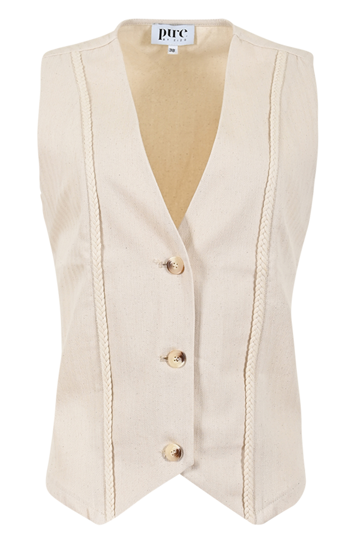 Zizo ROWANI- Gilet coconut milk s5