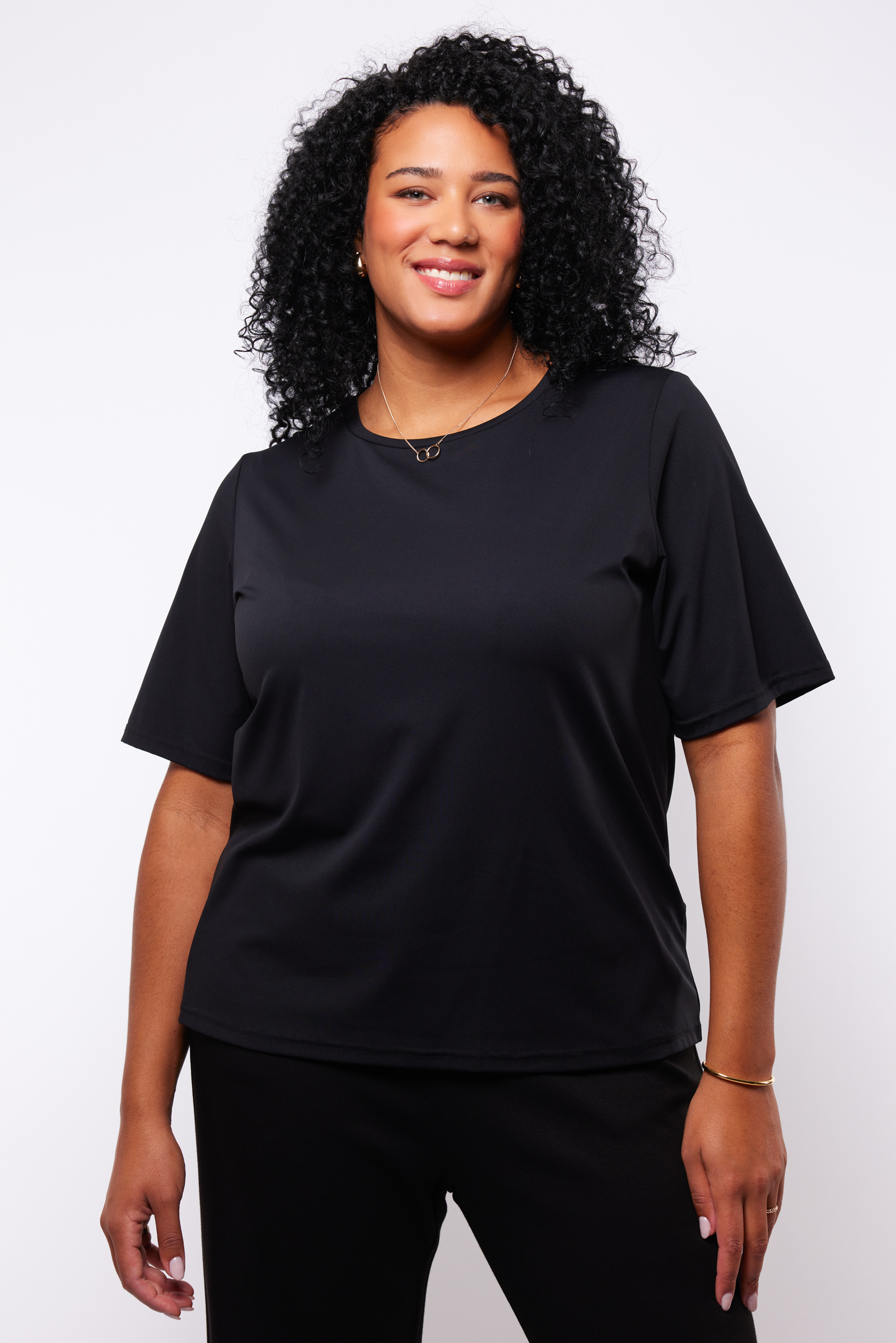 exxcellent  Elsie top v5 - Black, 46