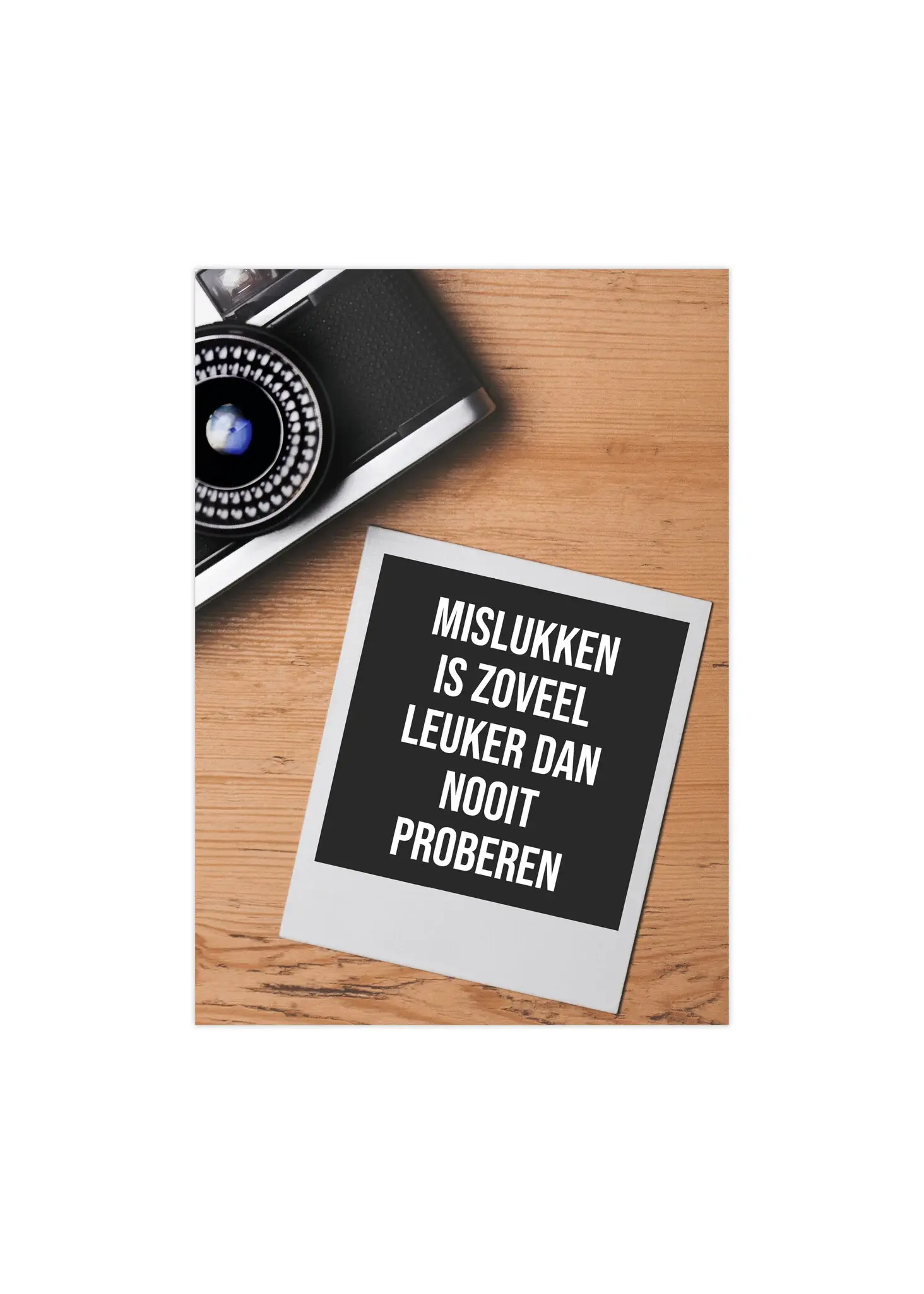 poster a5 mislukken is ....