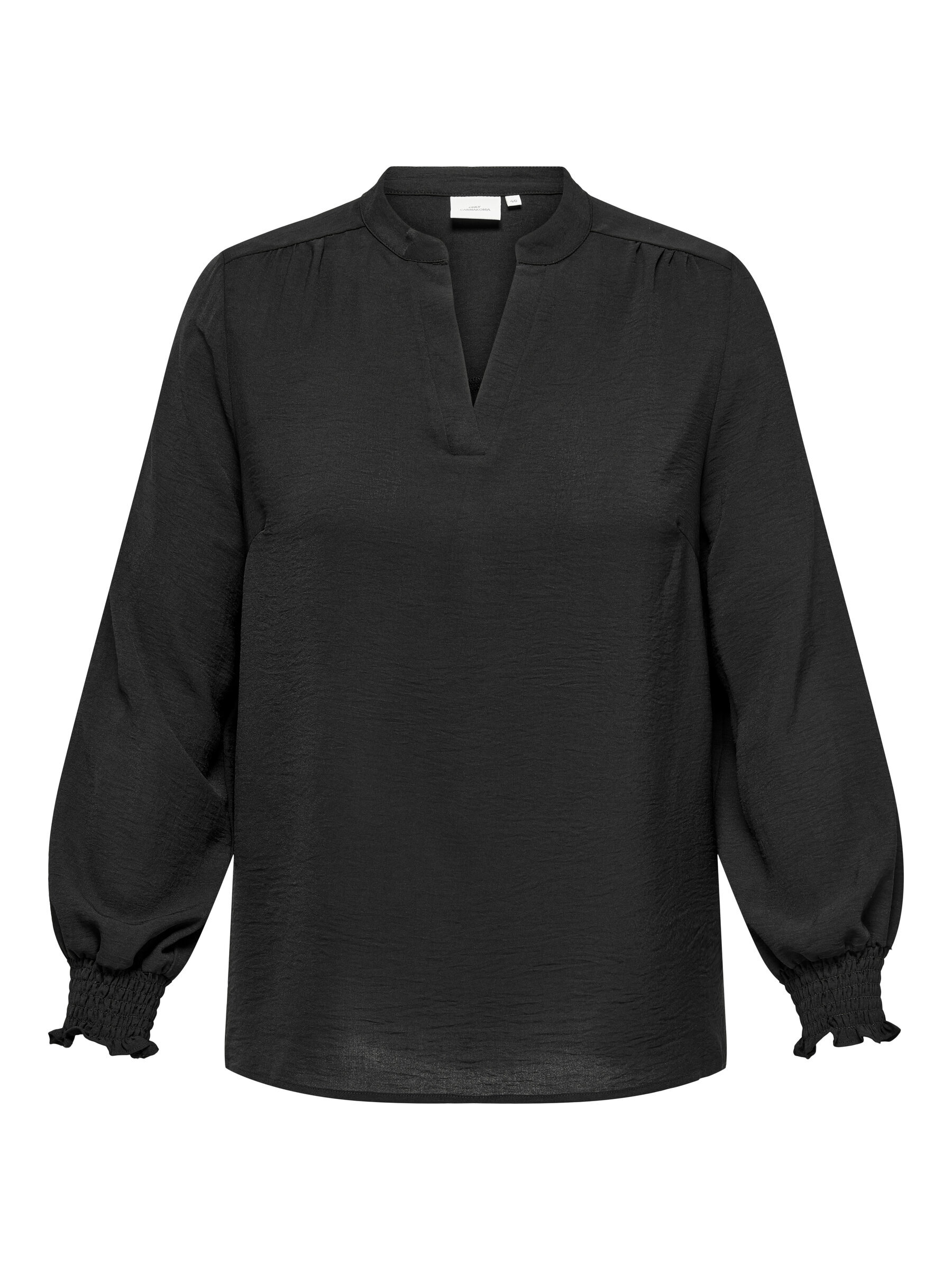 only ck 00 CARMETTA LIFE V-NECK TOP WVN NOOS - Black, 42
