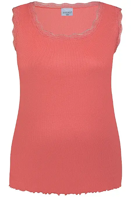 Zhenzi Lara 788-Top N/S s5 coral poppy - Coral poppy, L=50/52