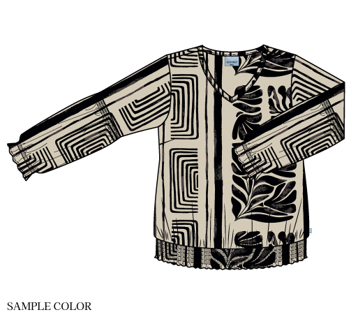 Zhenzi Zh-Orah 931-Blouse L/S pf5 - Chokolade, S