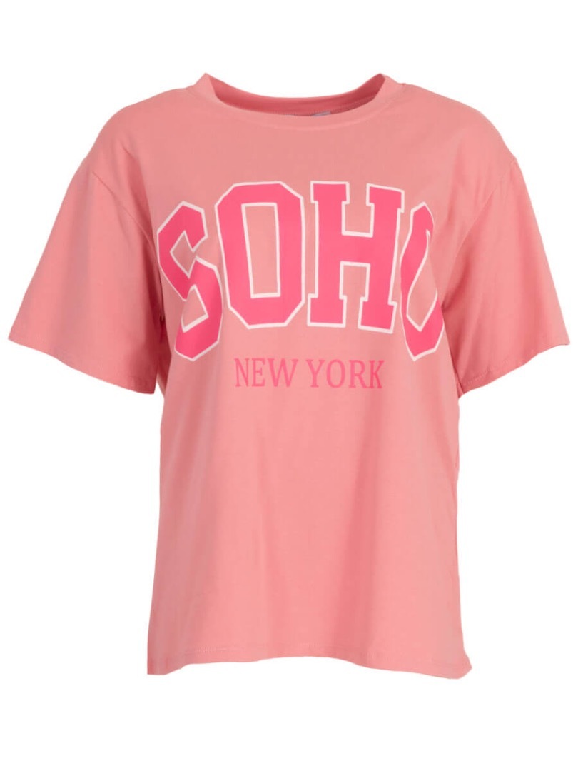 Azzurro T'shirt soho Roze