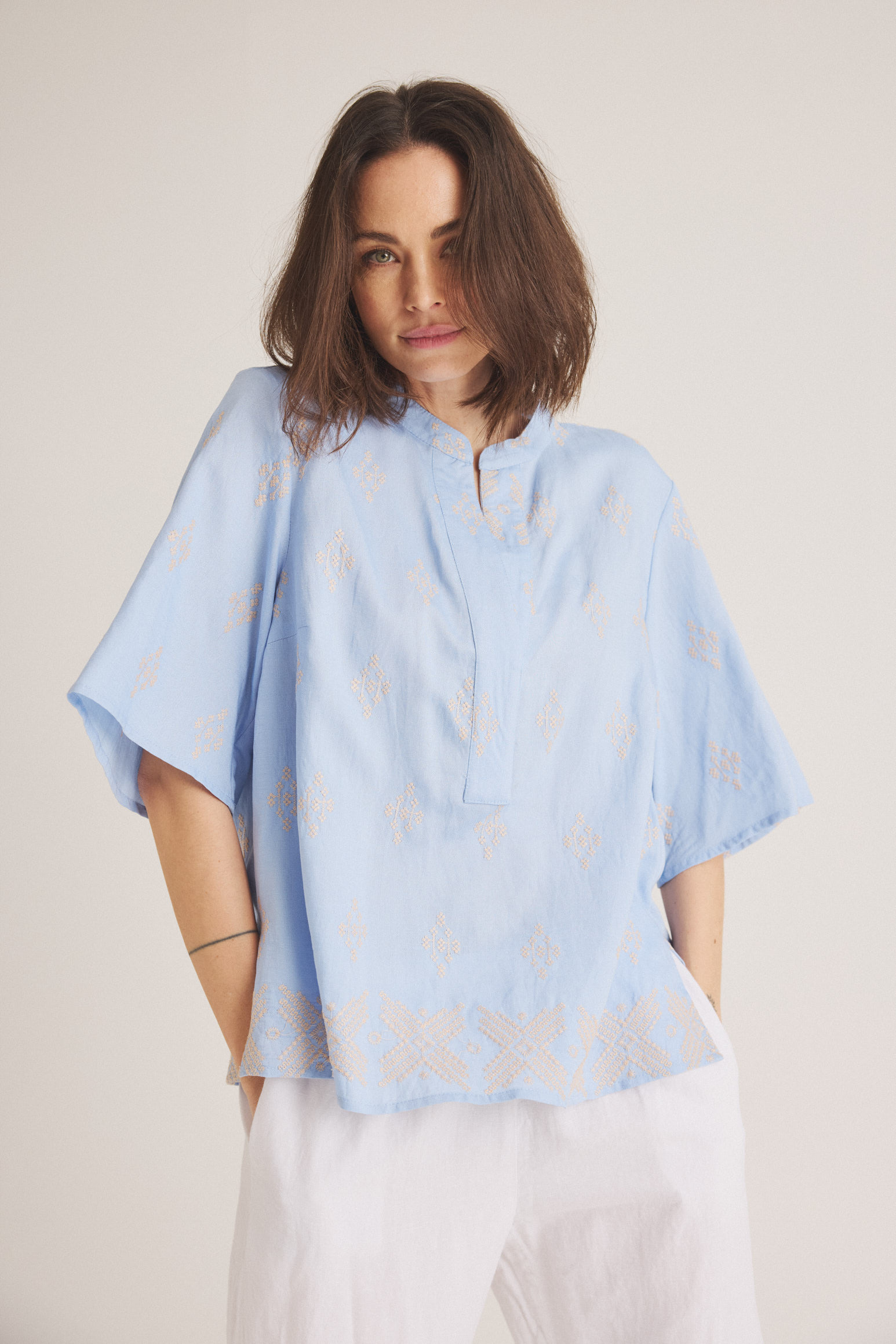 Luxzuz Josiana Blouse sky way z5