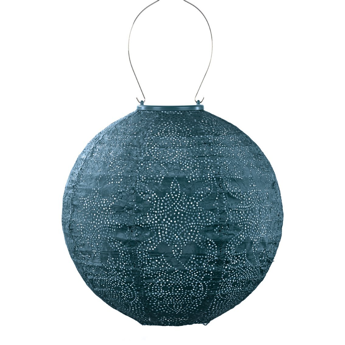 Lumiz Solar Lampion Marrakesh Rond - 30 cm - Petrol