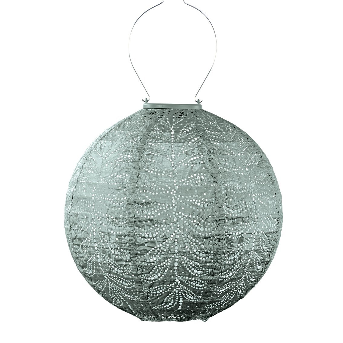 Lumiz Solar Lampion Folia Rond - 30 cm - Sage Green