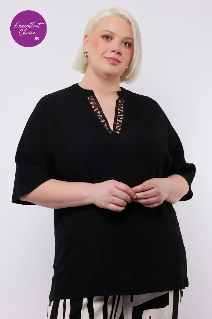 Exxcellent Maribel top hz5. - Black, 50