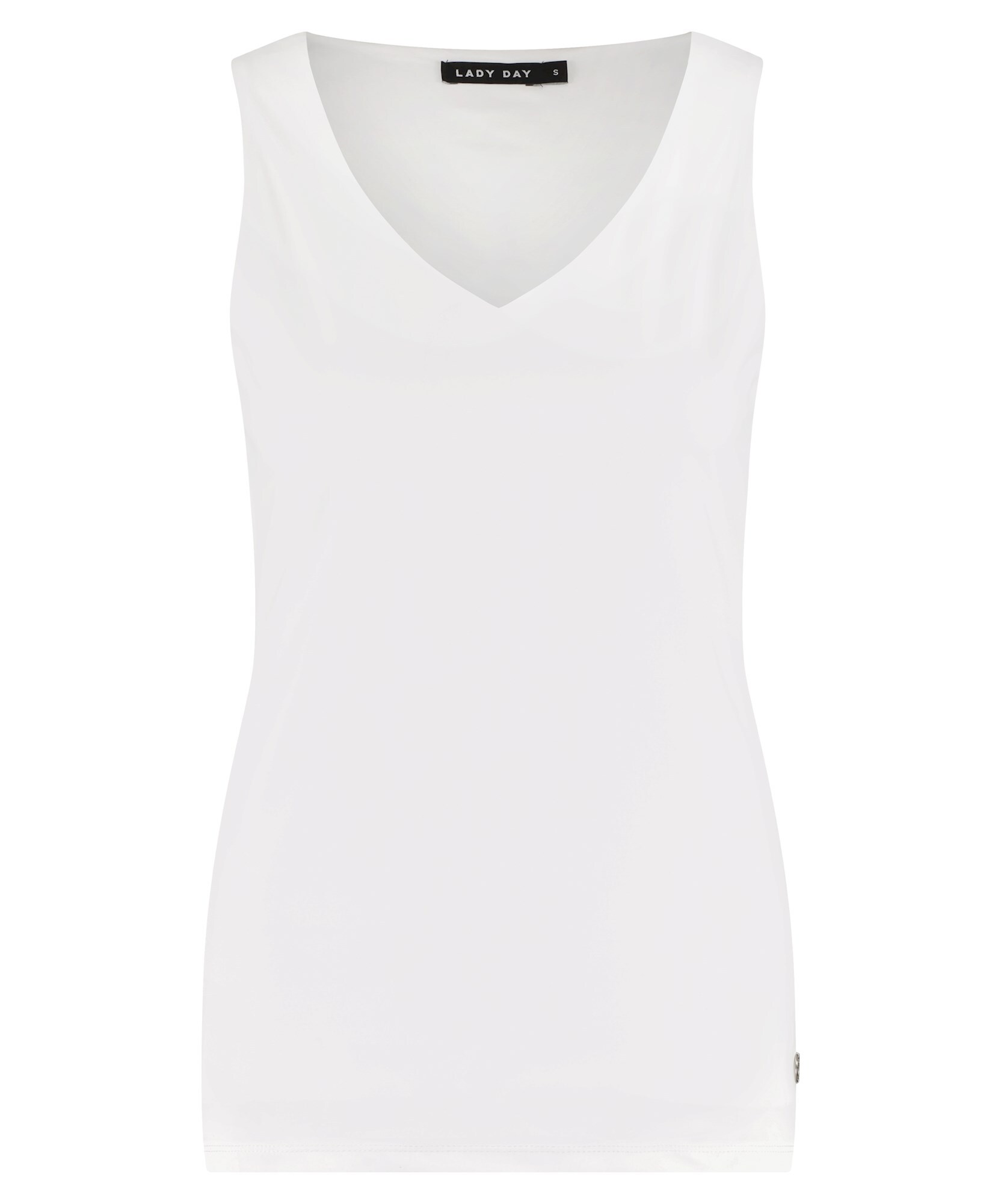 Lady day top Tabby white - White, XXL