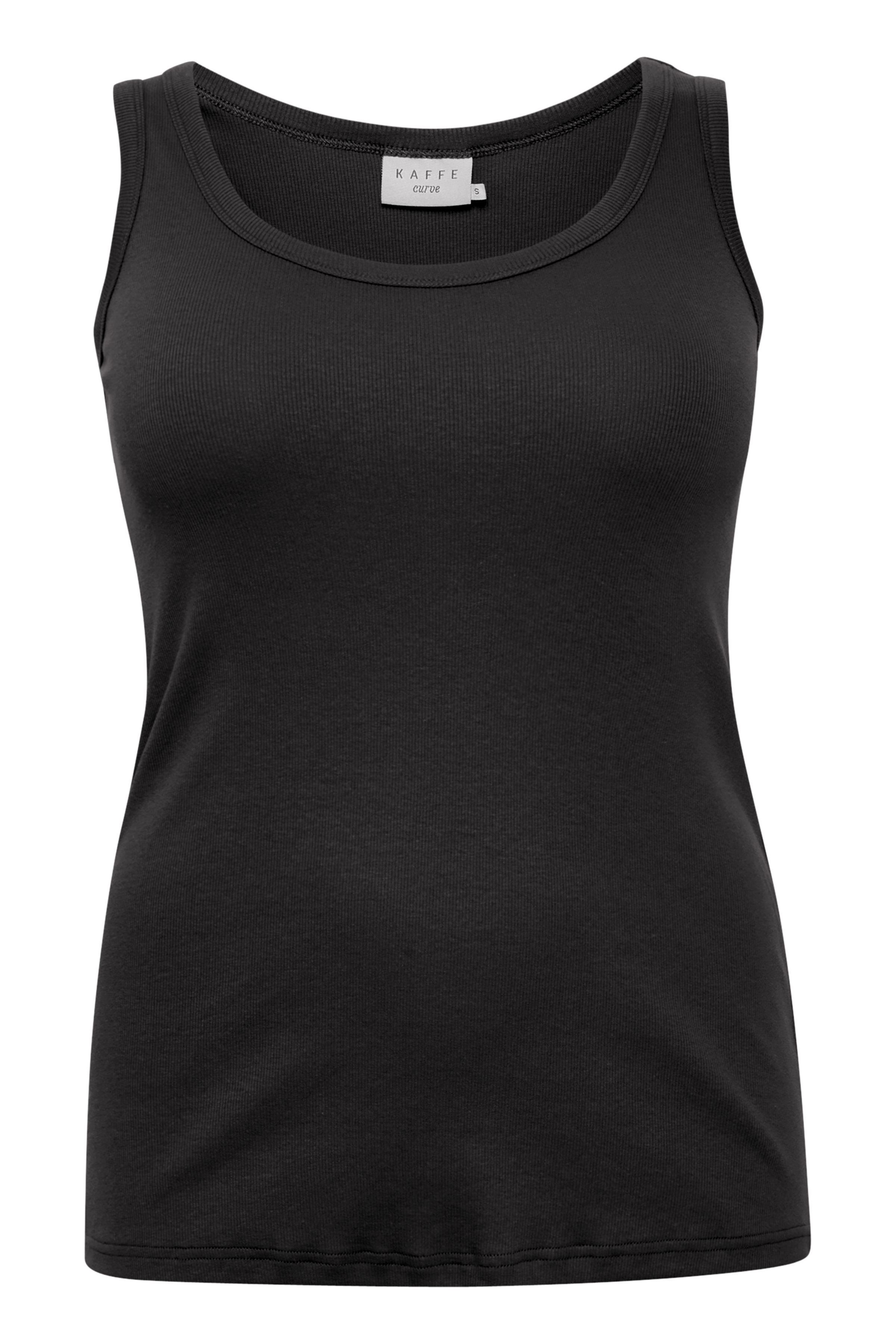 Kaffe curve KCcarina Tank Top black - Black Deep, S
