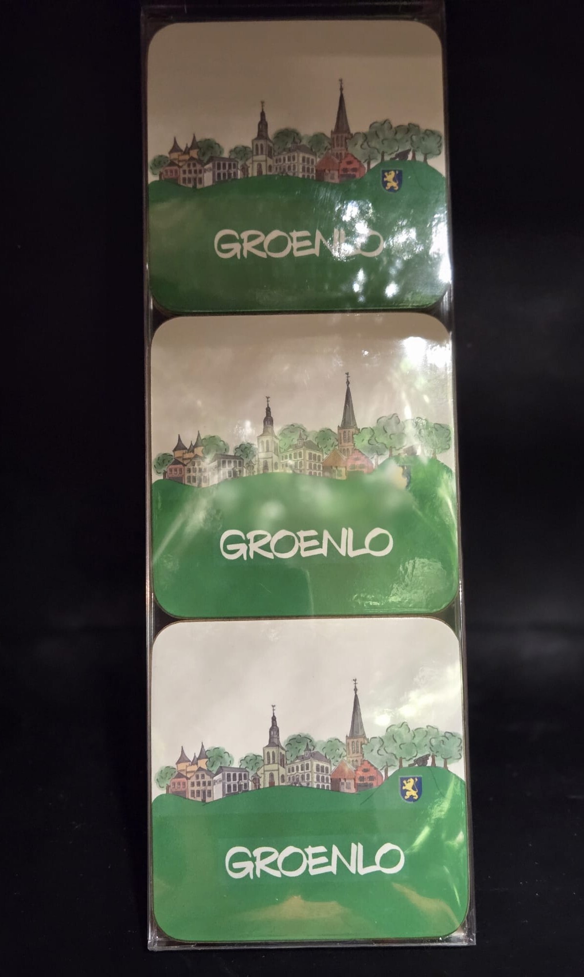 Set 6 onderzetters van Groenlo