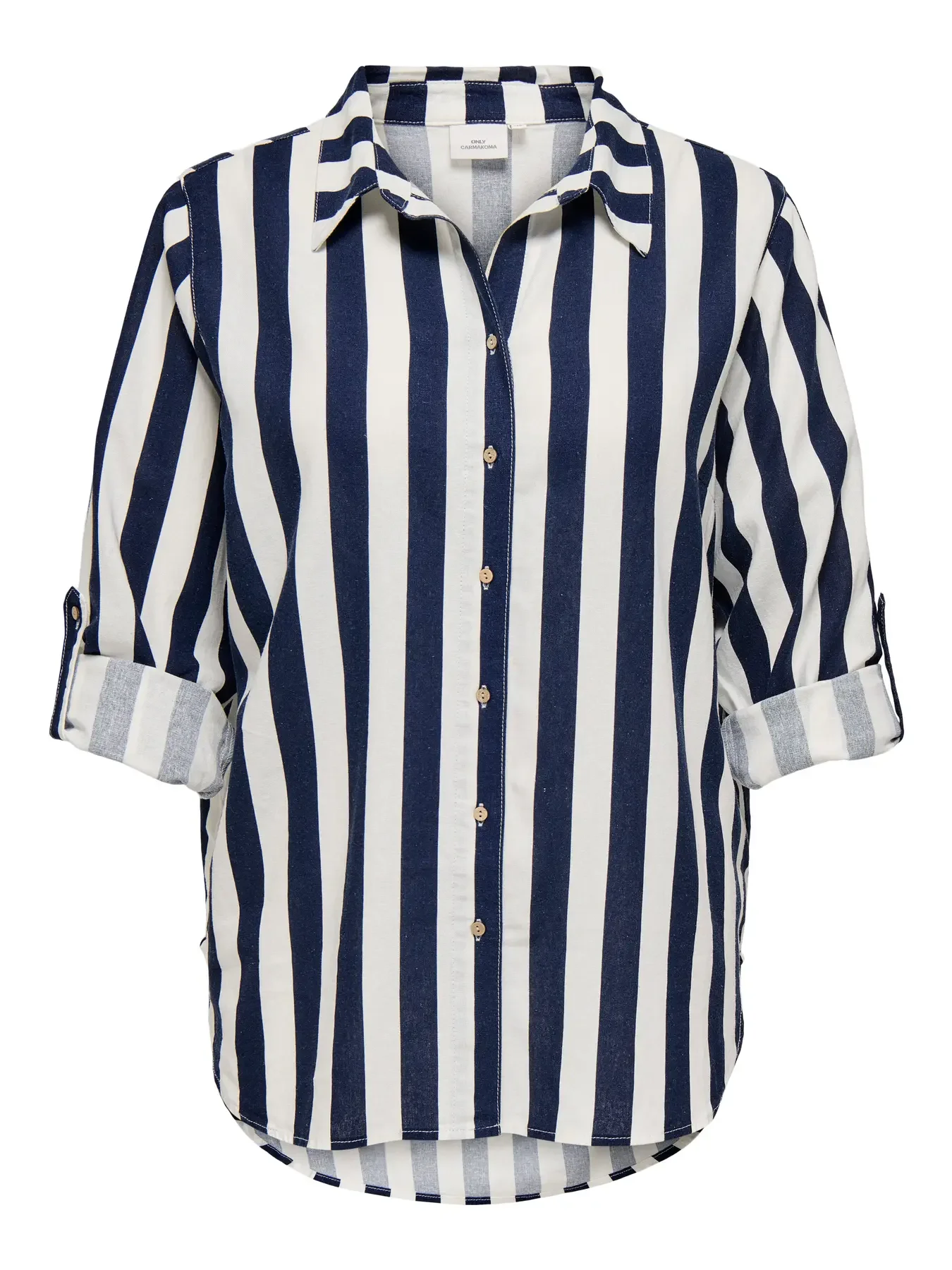 Only ck CARGOA 3/4 STRAP LINEN BL SHIRT CC PNT s6#8 - Cloud Dancer Navy Blazer, 46