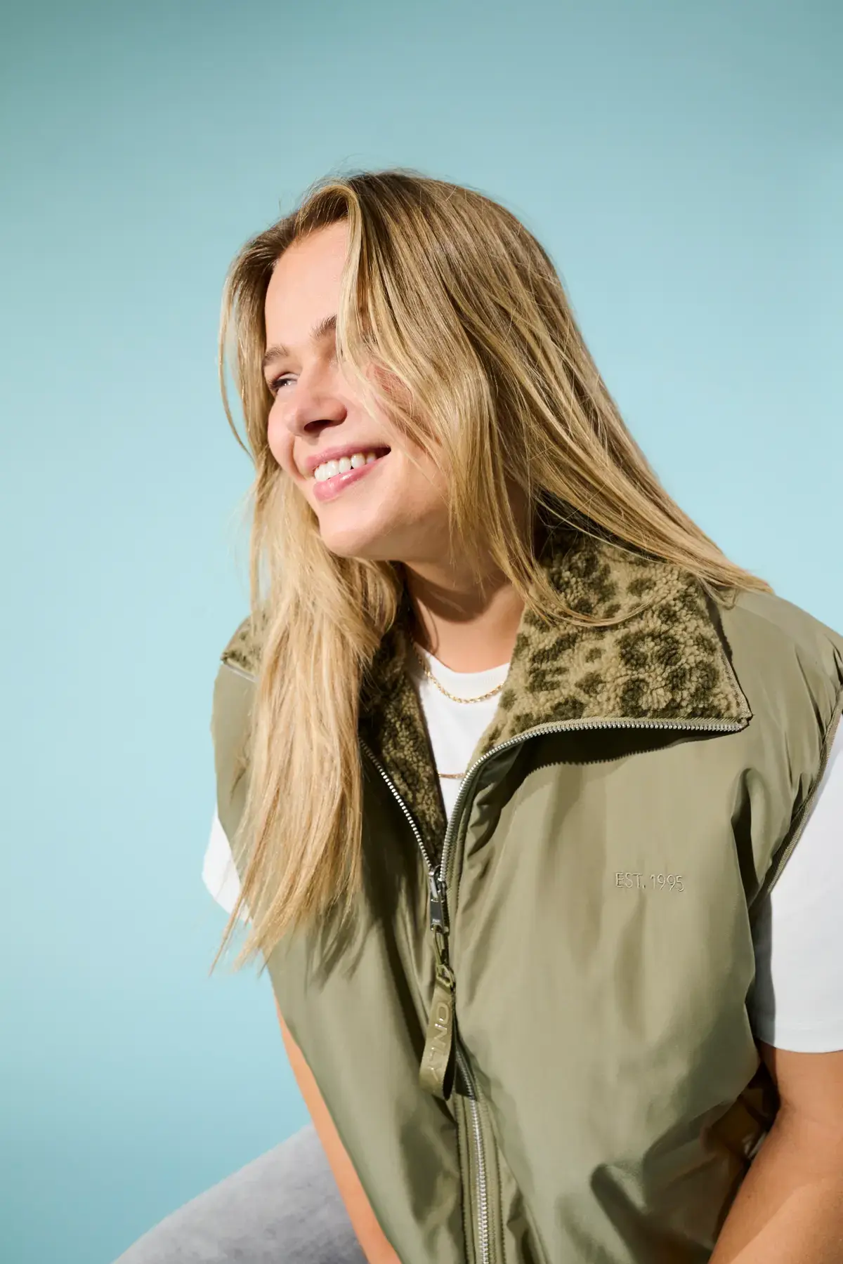 Only ck CARSIF LIFE REVERSIBLE WAISTCOAT OTW s6#8