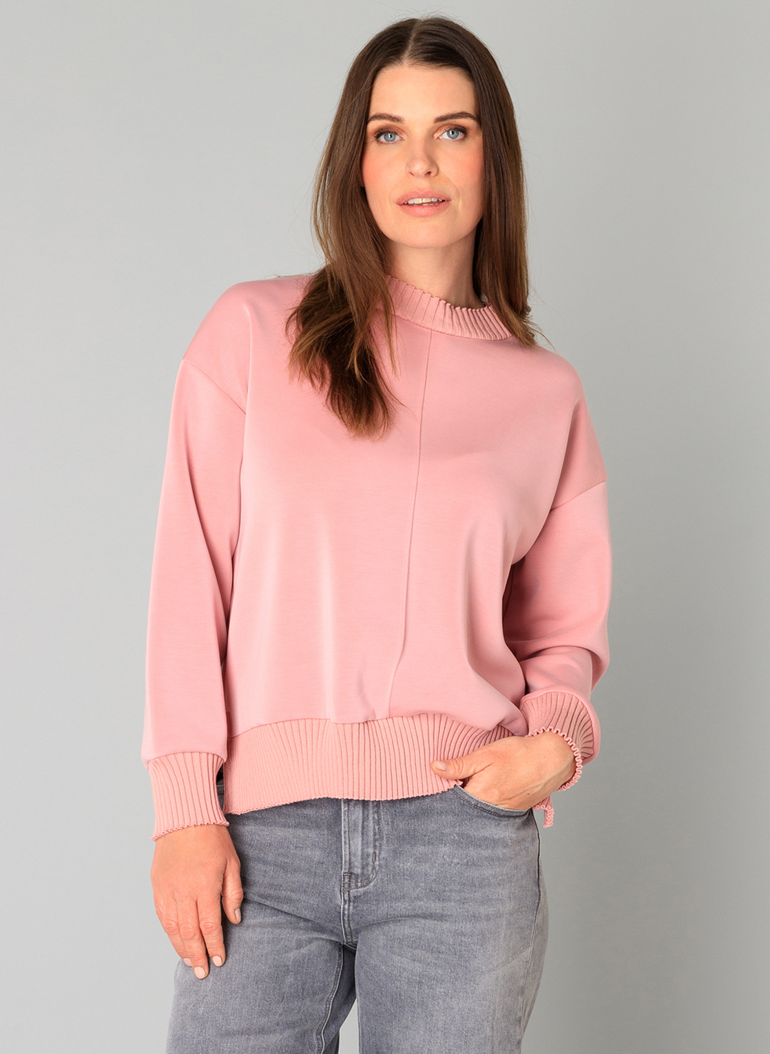 Yest trui Nele Essential pf5 - Dark Rose, 36