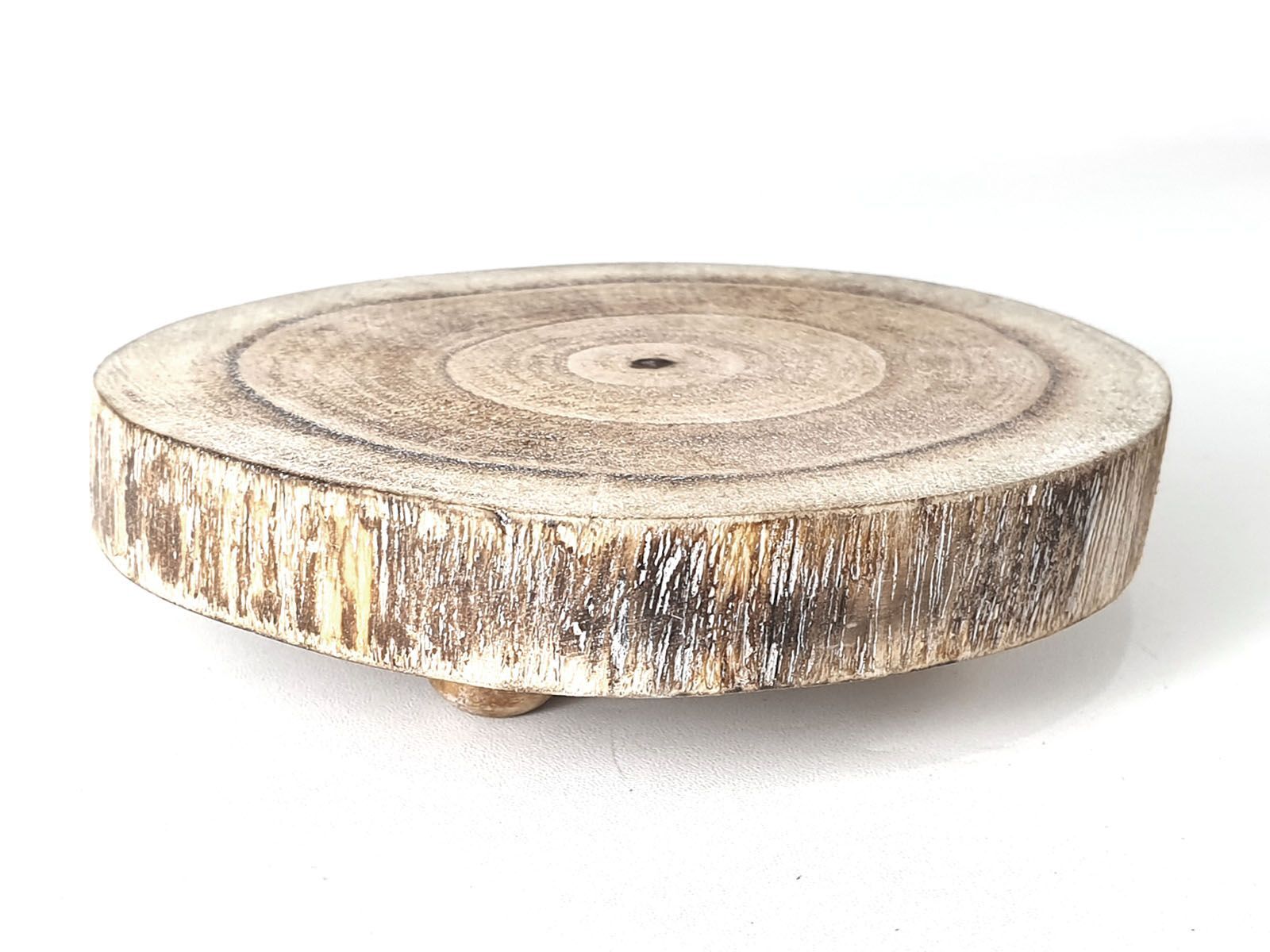 onderzetter op voetjes 4x13cm  natural
