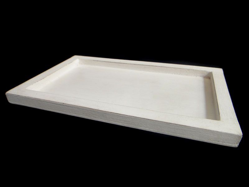 dienblad 15x25cm  white
