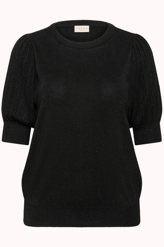 Kaffe curve KCregitta Pleat Pullover deep black f5