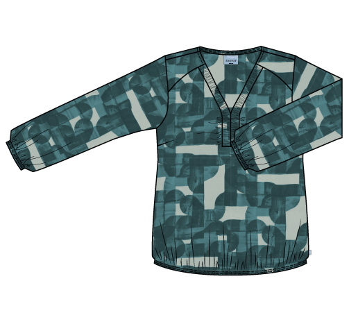 Zh-Vita 1134-Blouse 1134 s w5 - Teal Green, M=46/48
