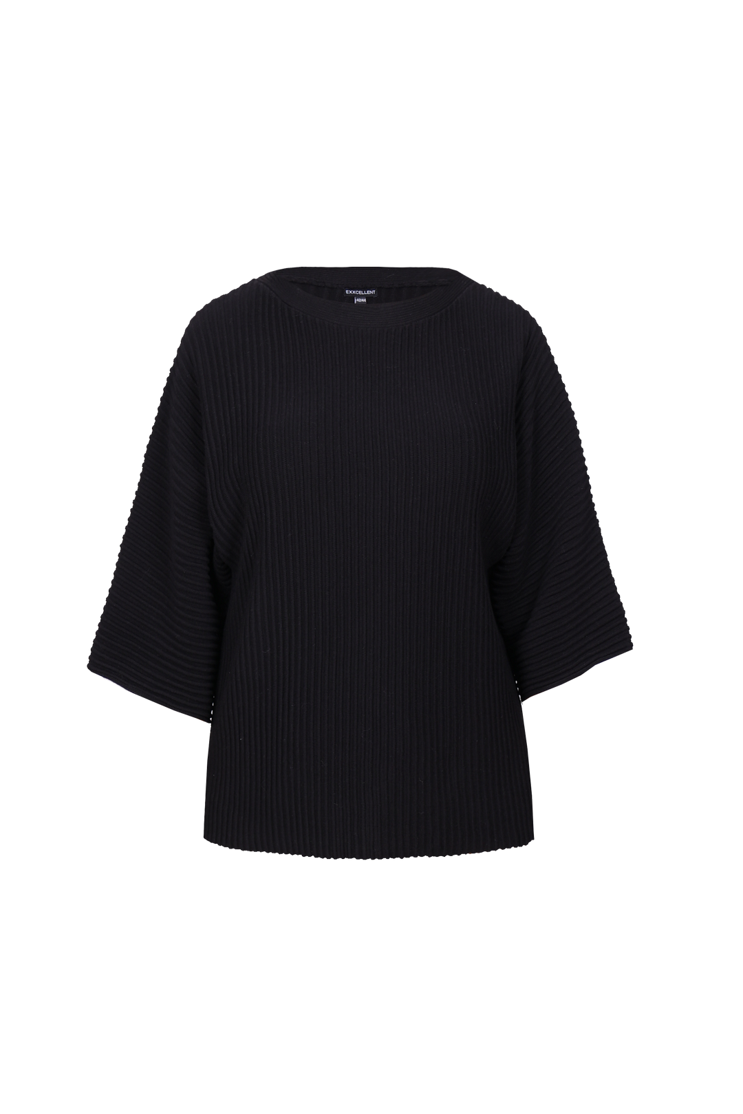 Exxcellent Harlow knit pullover f5 - Black, 46/48