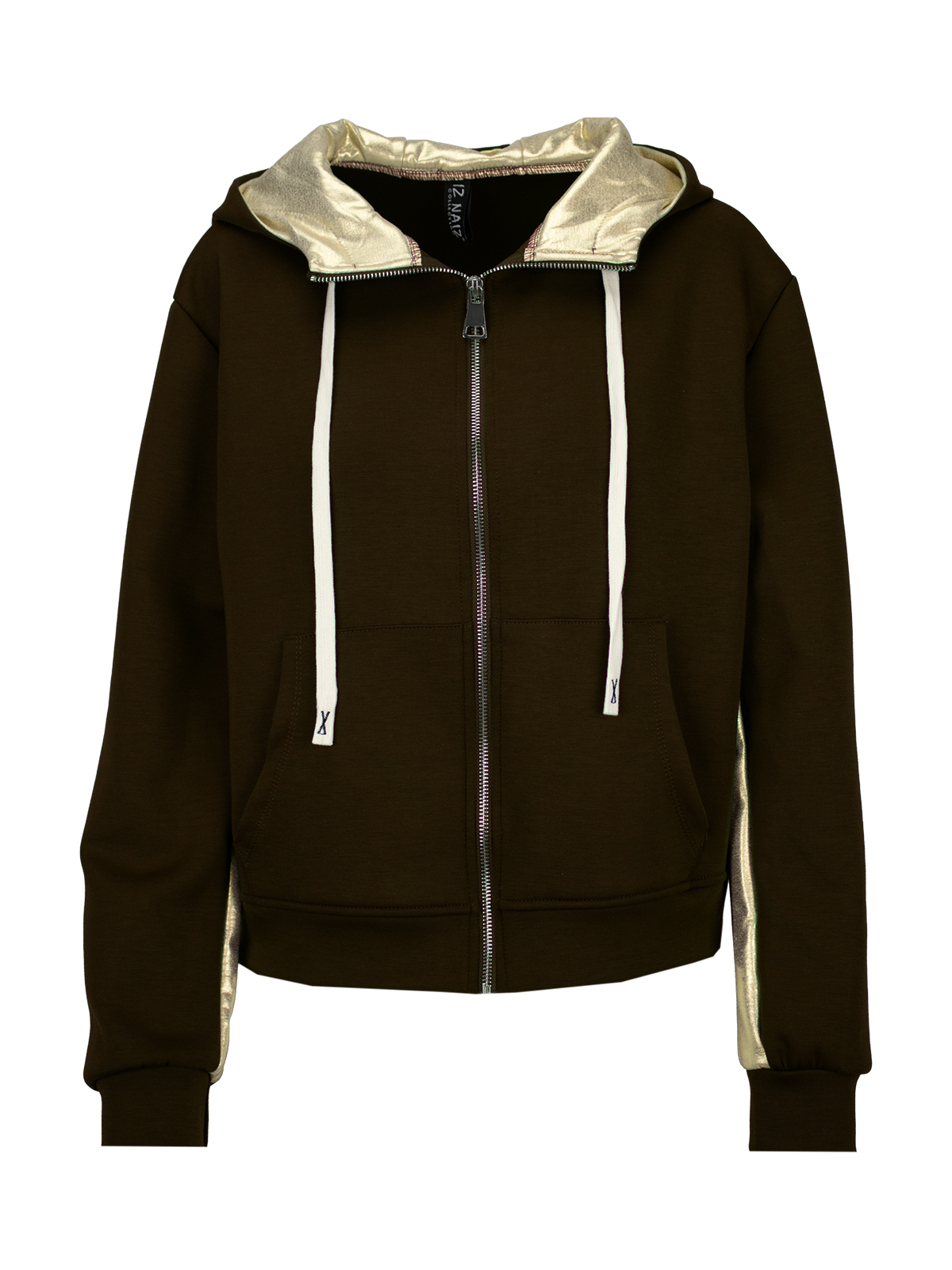 12269-Hoodie Brown/gold f5
