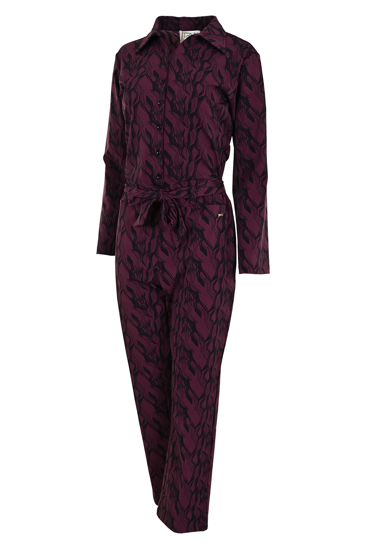 Maicazz VENICE - JUMPSUIT f5 - ABSTRACT PLUM, S