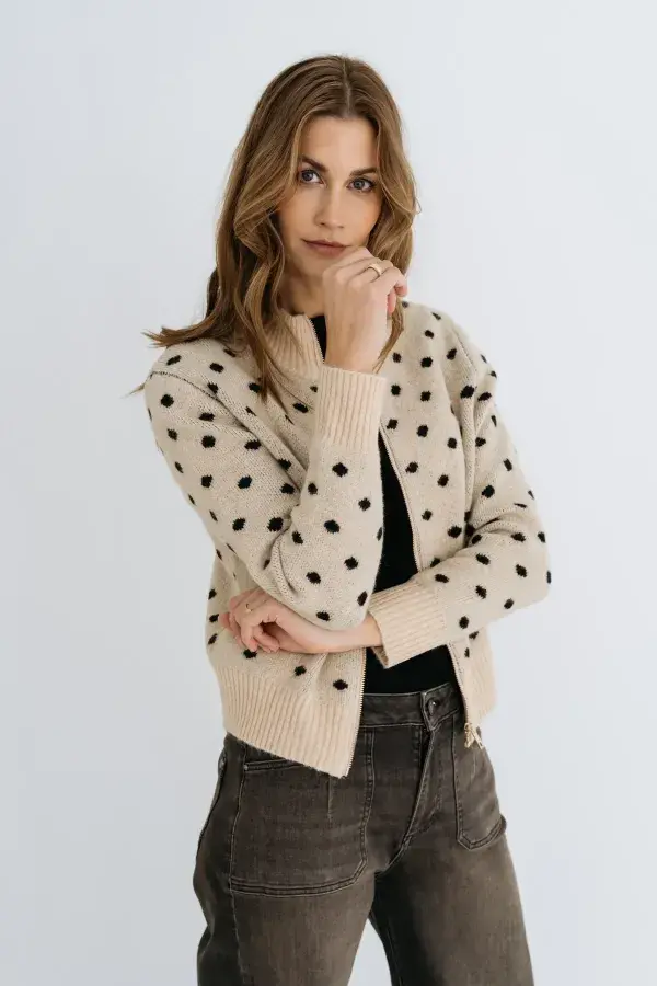 Maicazz PEREL - VEST f5 - cream spot, M