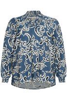KCmahlia Blouse f5 - Bering Sea/White Paisley, 54