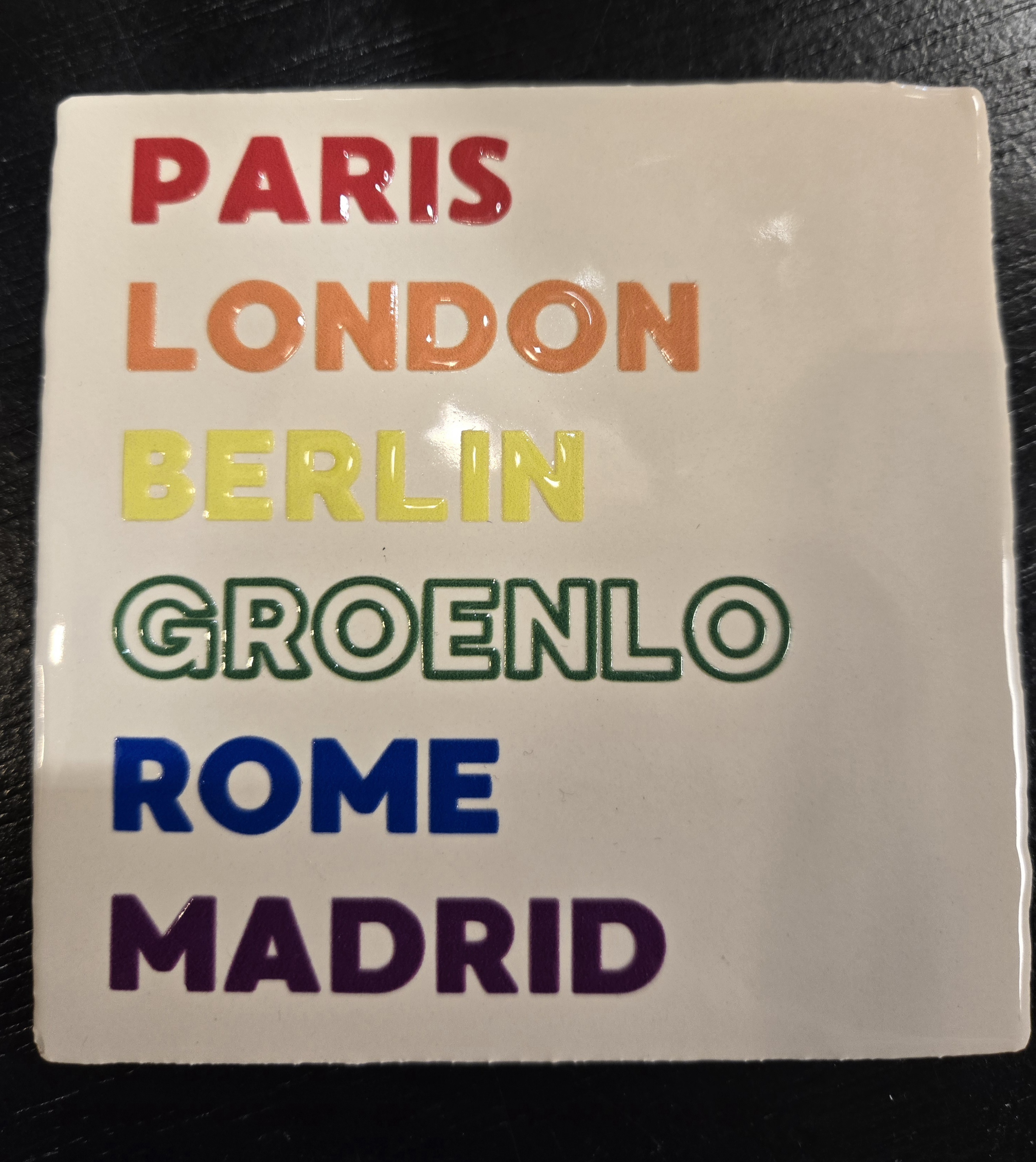 Tegeltje Paris, Londen, Groenlo