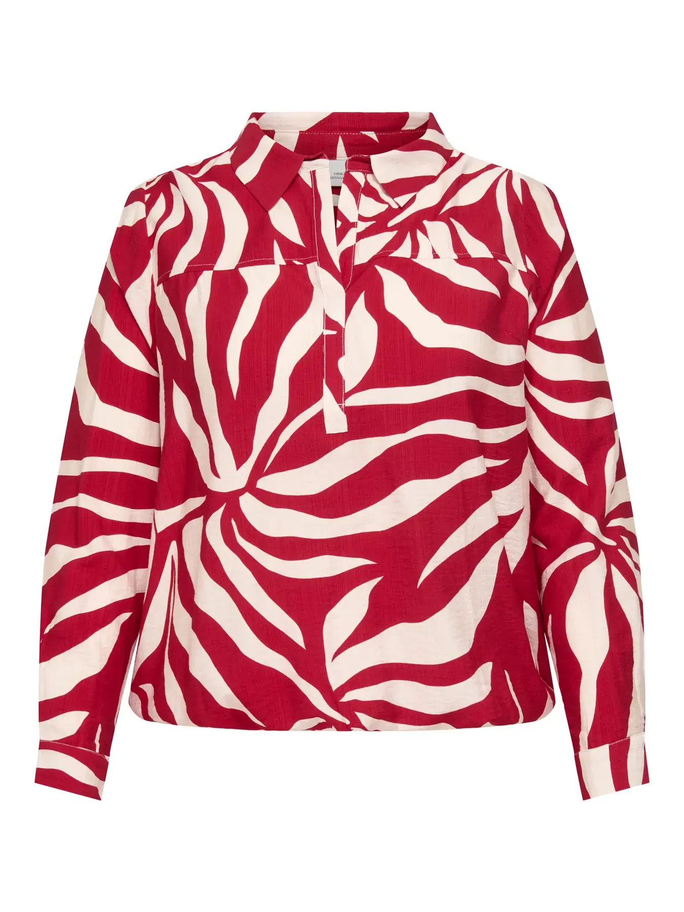 CARCAMILLE L/S V-NECK BLOUSE AOP s6