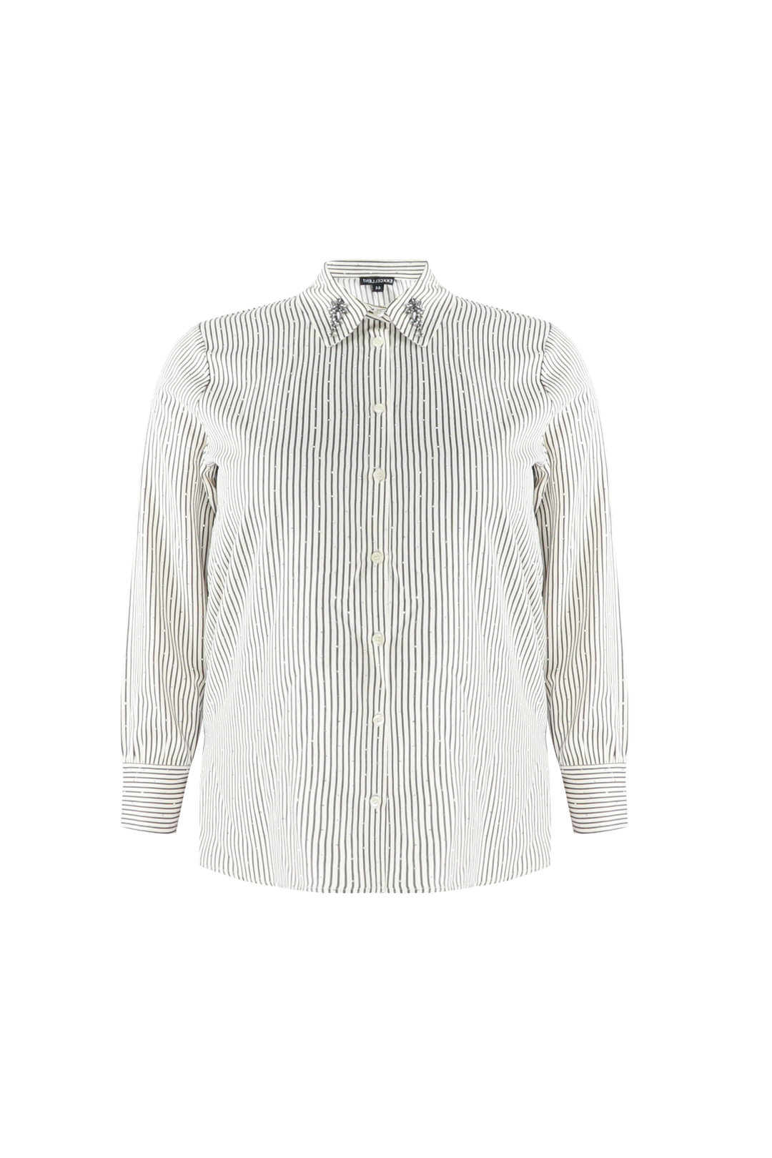 Exxcellent Lyra blouse w5 - Offwhite/Black, 52