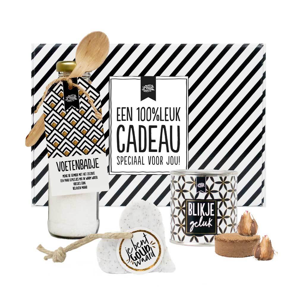 Een 100% leuk cadeau speciaal voor jou (cadeaupakket)